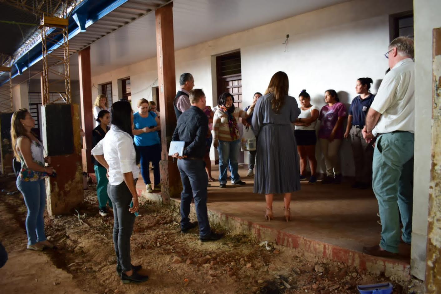 Funcionarios recorrieron los avances de