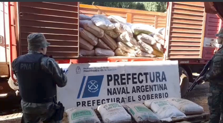 El Soberbio y Panambí: secuestraron más de 10 toneladas de soja y maíz ilegal
