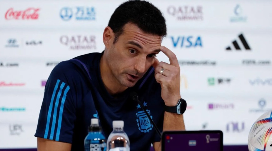 Scaloni tras la derrota en
