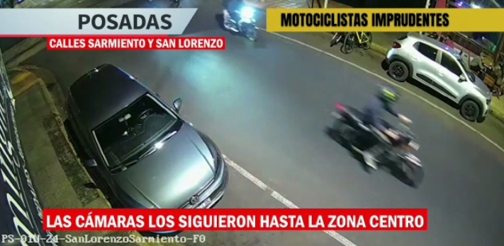 Detuvieron a dos motoqueros que corrían picadas: los detectaron con las cámaras del 911