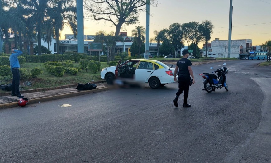 Falleció un taxista luego de un despiste en Posadas