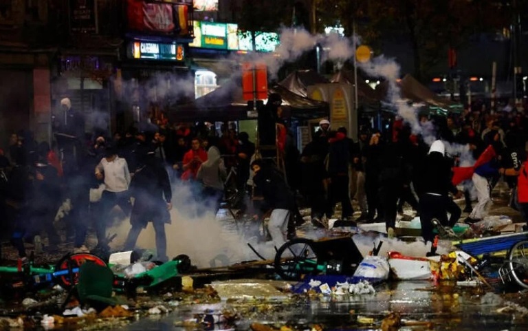 disturbios en belgica