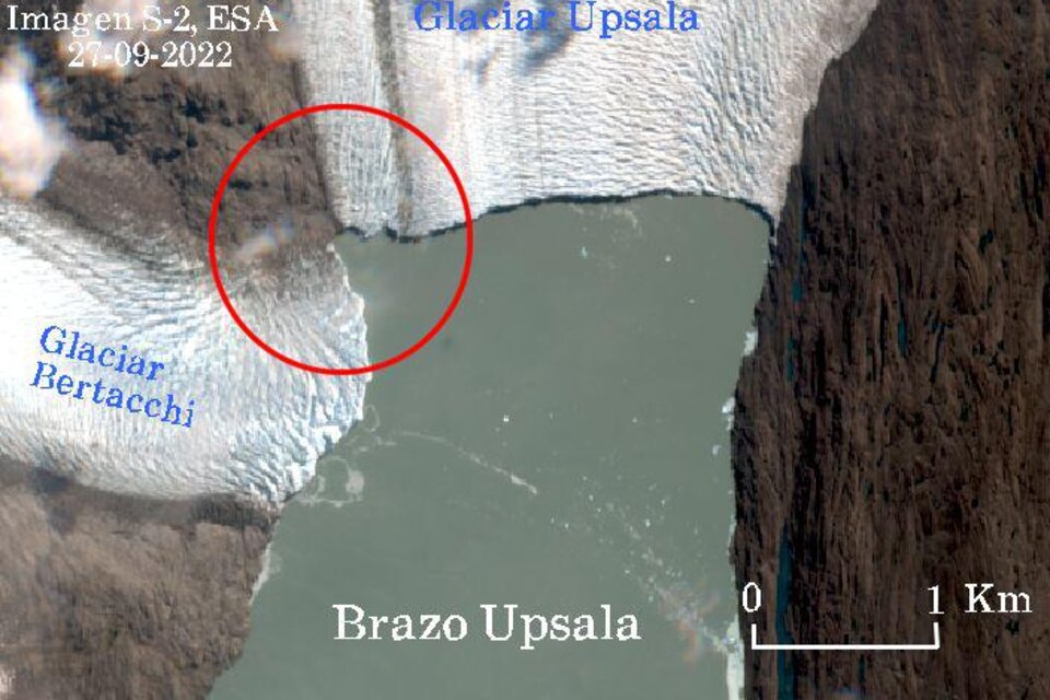 Glaciar derretido