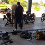 Desbarataron dos talleres mecánicos donde adulteraban motos robadas en Posadas 2 4 - ladrones detendos 2 - 3
