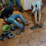 Desbarataron dos talleres mecánicos donde adulteraban motos robadas en Posadas 4 8 - ladrones detendos 4 - 7