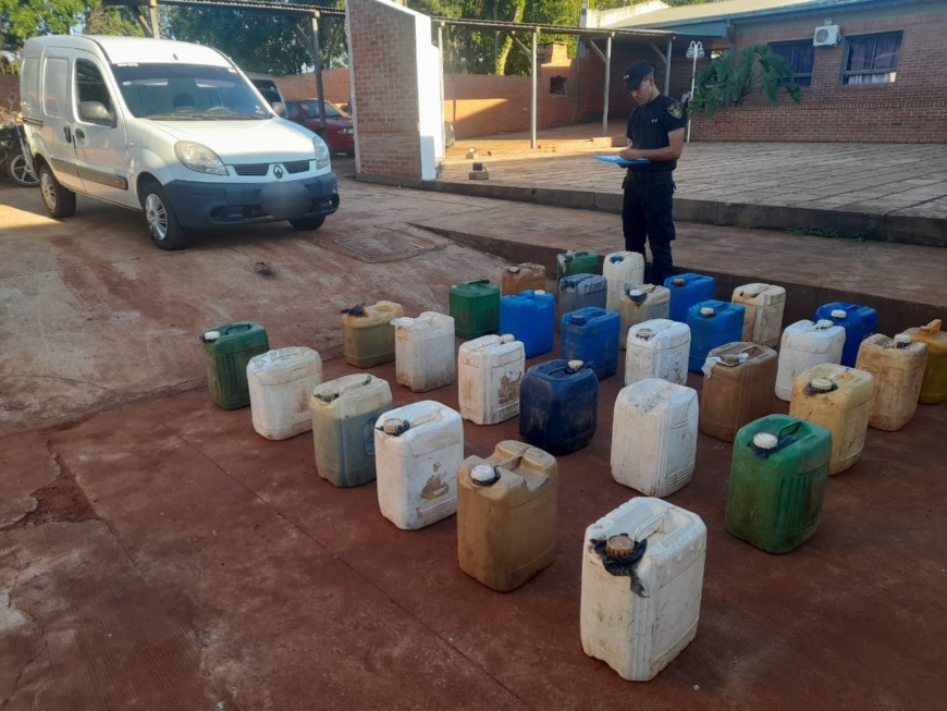 litros de combustible