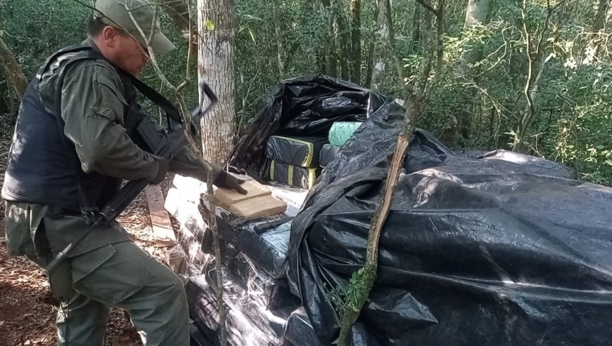 Secuestraron más de tres toneladas de marihuana en dos operativos realizados en Misiones