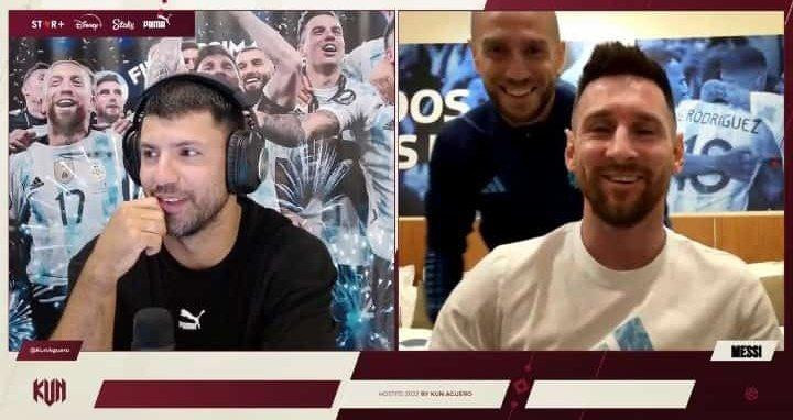 El imperdible stream del Kun Agüero con Messi