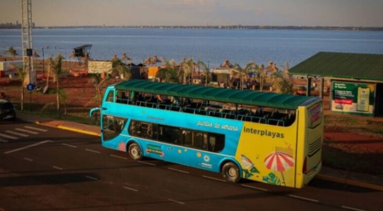 Así funcionará hoy el servicio de colectivos interplayas en Posadas
