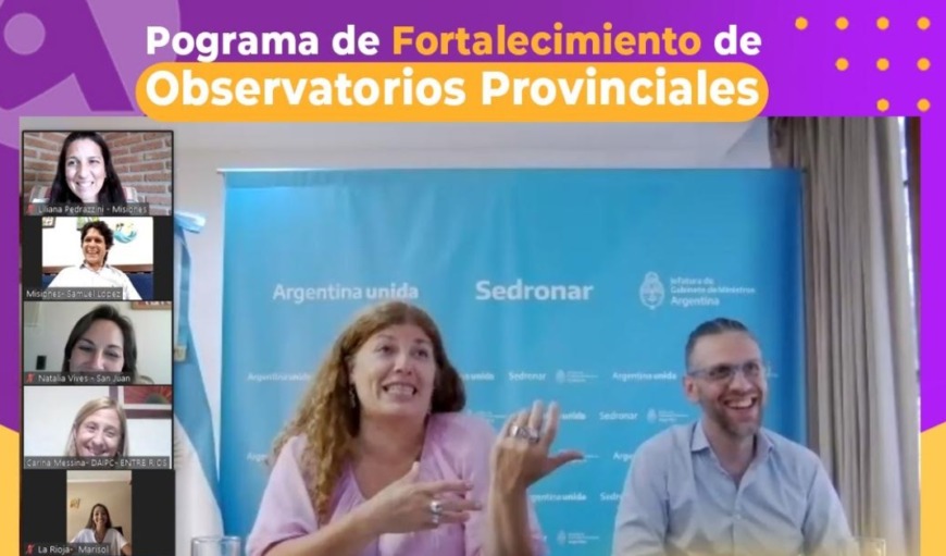 El Observatorio Provincial de Drogas recibió financiamiento para investigaciones, capacitaciones y equipamiento