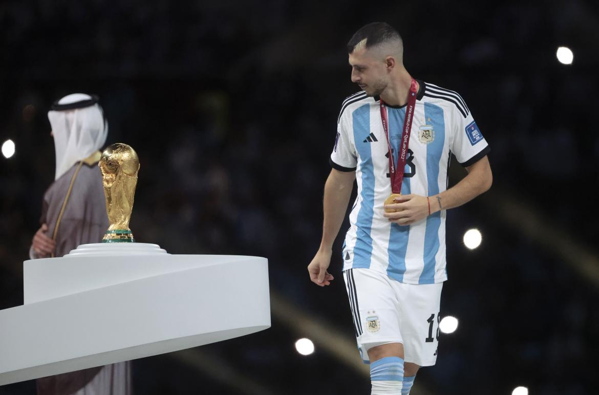 Guido Rodríguez pidió por la continuidad de Scaloni en la Selección