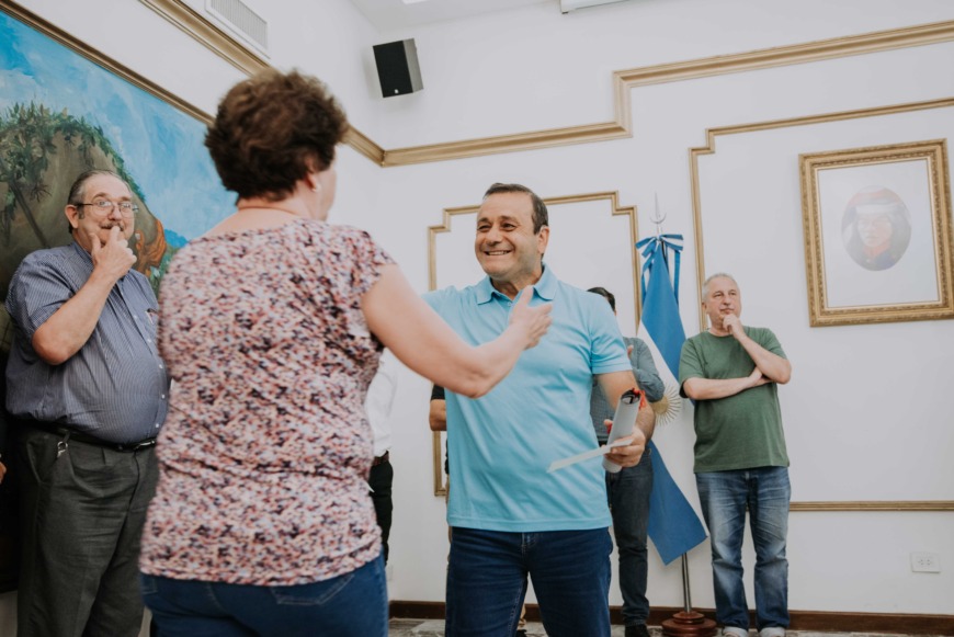 Herrera Ahuad encabezó la entrega de subsidios a diferentes entidades