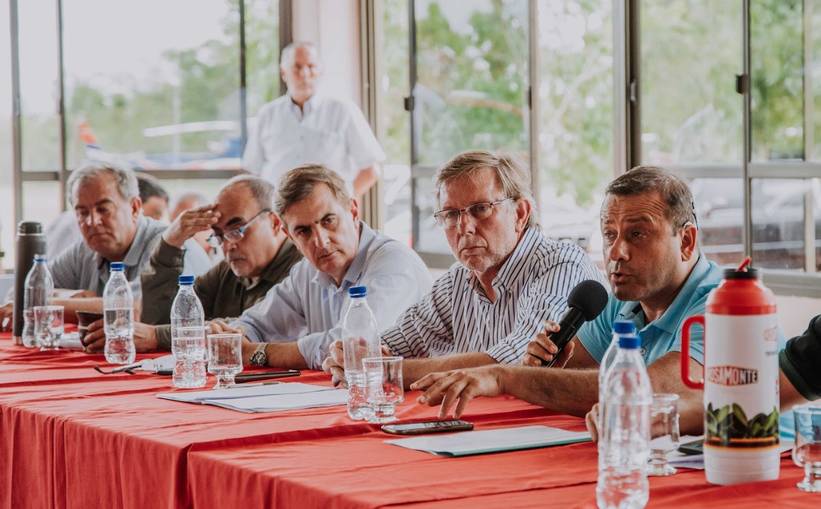 Herrera en la reunión de la mesa tabacalera: 