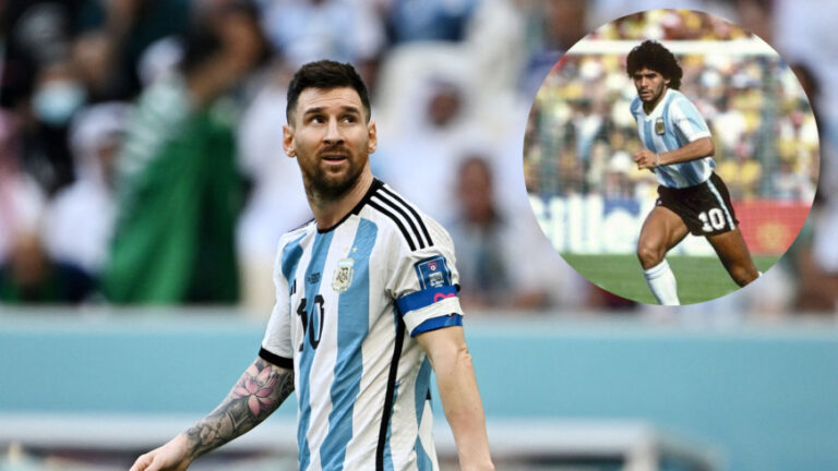 Messi superó a Maradona como el capitán argentino con más partidos jugados en mundiales