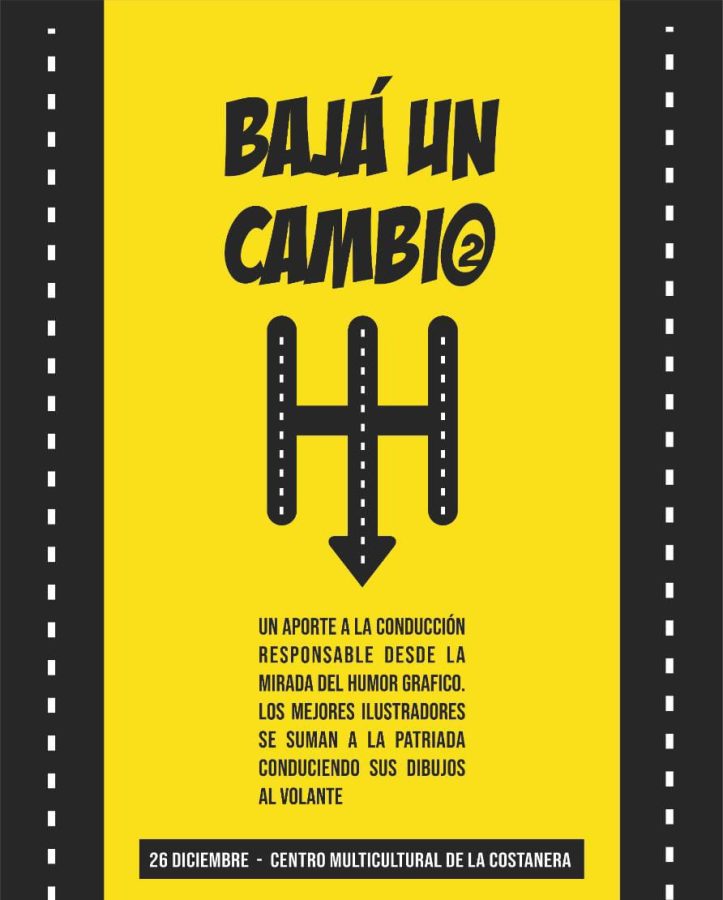 Realizarán una muestra de humor gráfico sobre cultura vial en el Multicultural de la Costanera