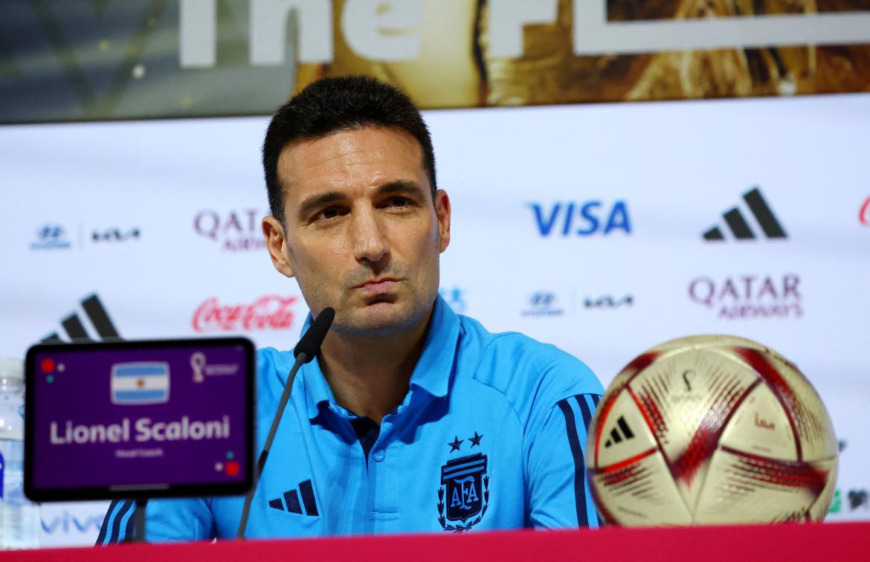 Scaloni en la previa de la final: "Francia no es solo Mbappé, es un gran equipo"