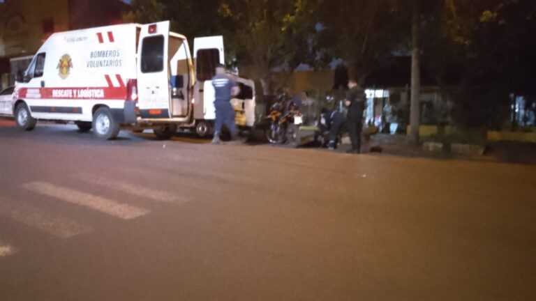 Oberá: motociclista terminó herido tras ser atropellado por automovilista que se dio a la fuga