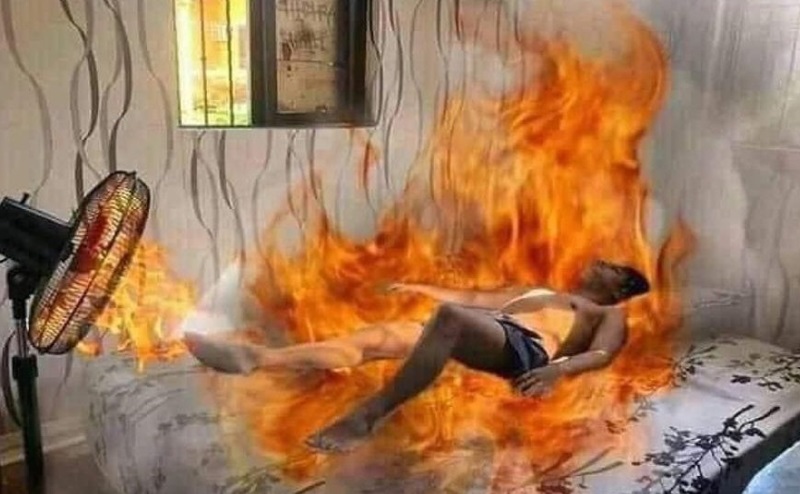 Estalló la ola de calor y llegaron los memes: “De mal humor hasta marzo”