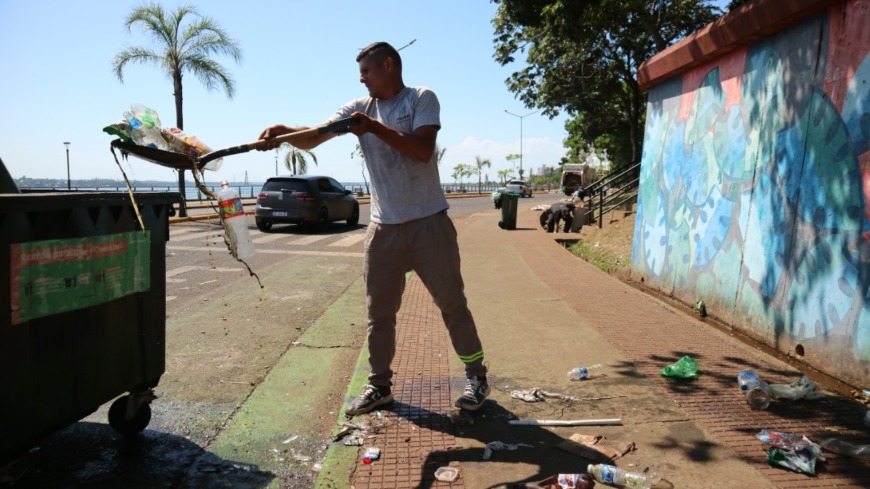 Tras los festejos, realizan operativos de limpieza en distintos puntos de Posadas