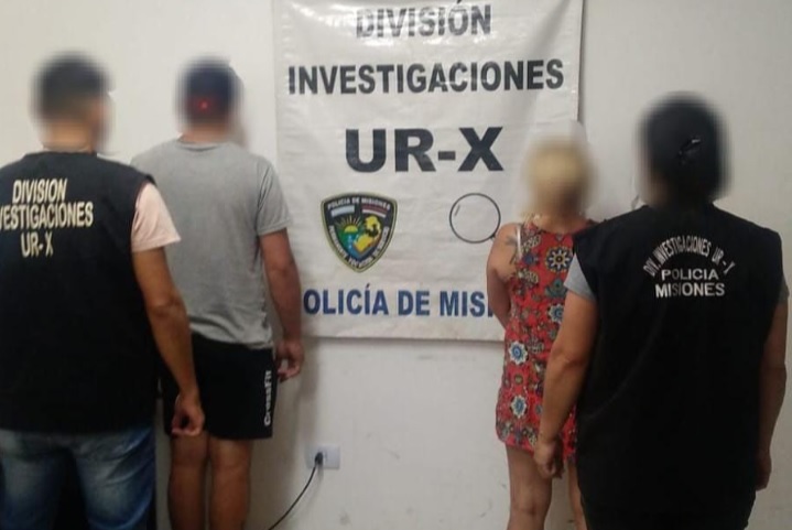 pareja detenida