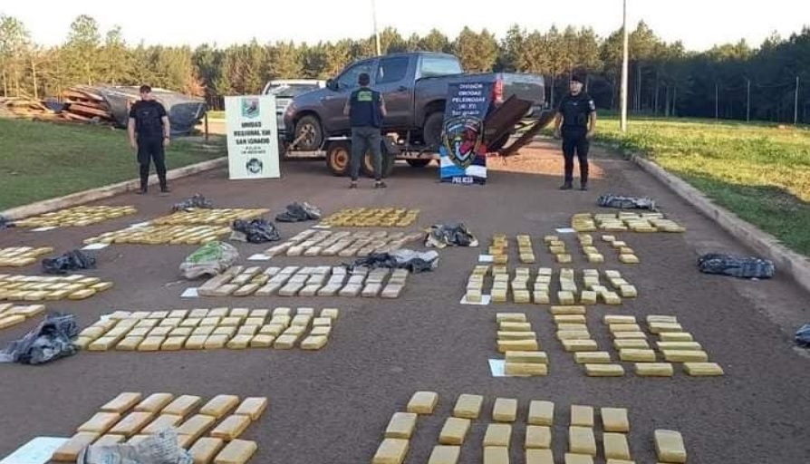 El 2022 fue el año con la mayor cantidad de decomisos de droga en Misiones