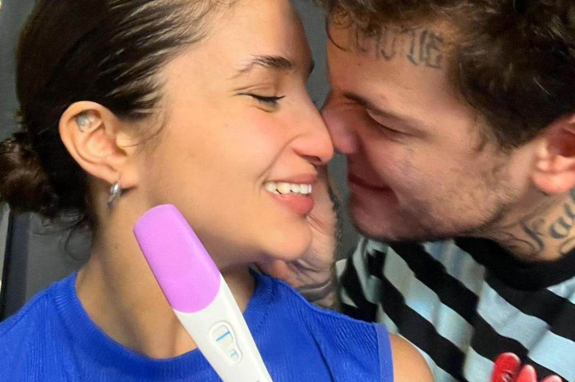 Alex Caniggia y Melody Luz confirmaron que esperan su primer hijo