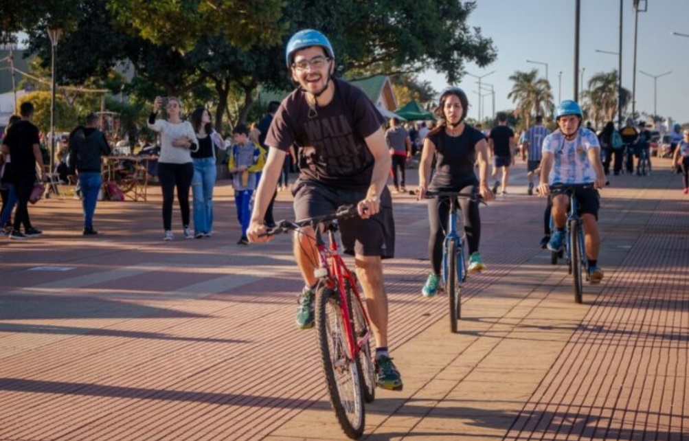 Posadas: desde este jueves hasta el sábado se realizará un paseo en bicicleta abierto a toda la población