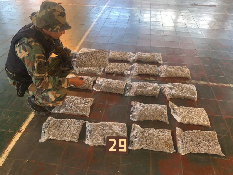 Incautaron más de 600 kilos de marihuana en San Ignacio
