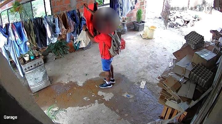 Fue filmado robando en una casa de Garupá: terminó tras las rejas 