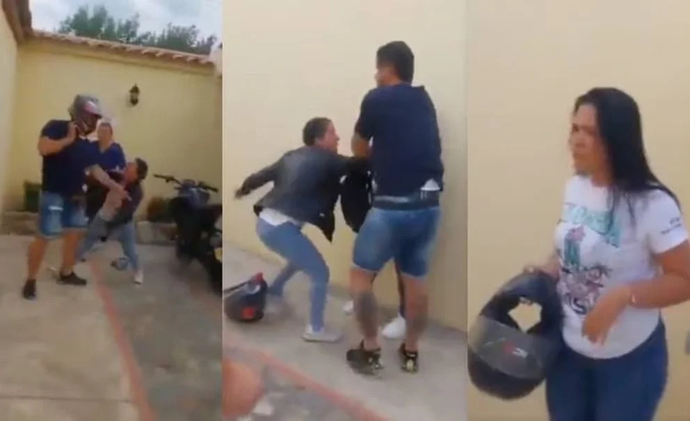 Una mujer sorprendió a su marido con la amante en un hotel