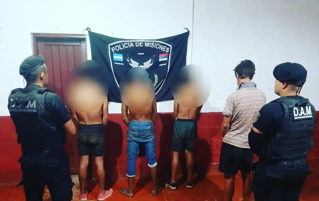 Detuvieron a cuatro hombres que intentaron asaltar a un vecino del barrio Los Oleritos