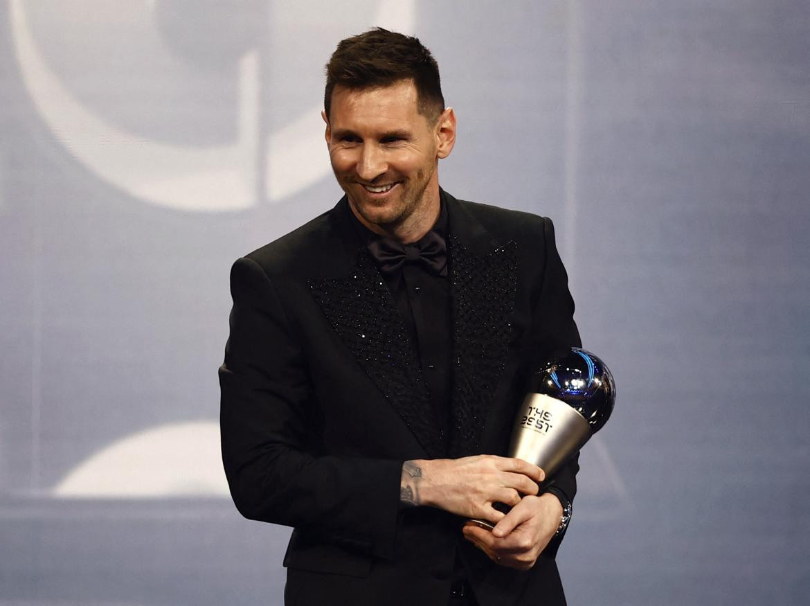 Lionel Messi fue elegido el mejor futbolista del 2022 en "The Best"