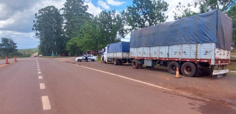 Misiones: policías secuestraron más de 70 mil kilos de granos en distintos operativos