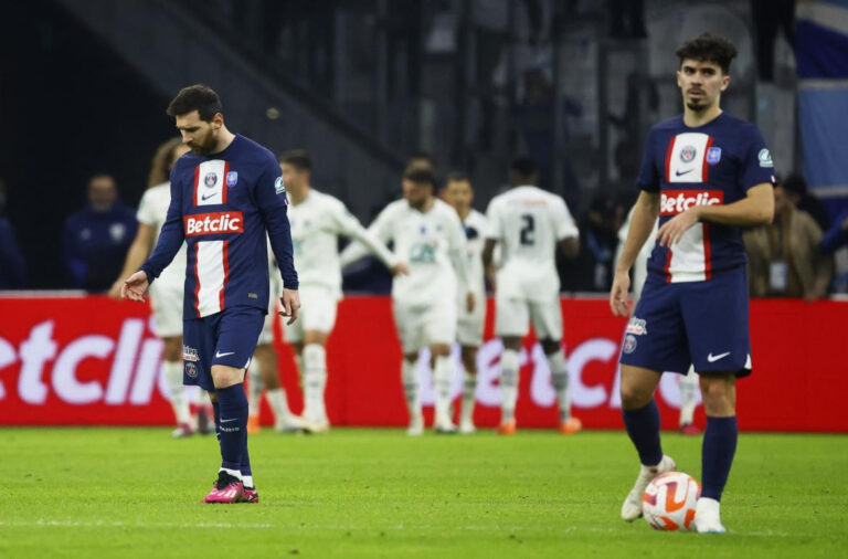 El PSG de Messi perdió el clásico ante el Olympique de Marsella