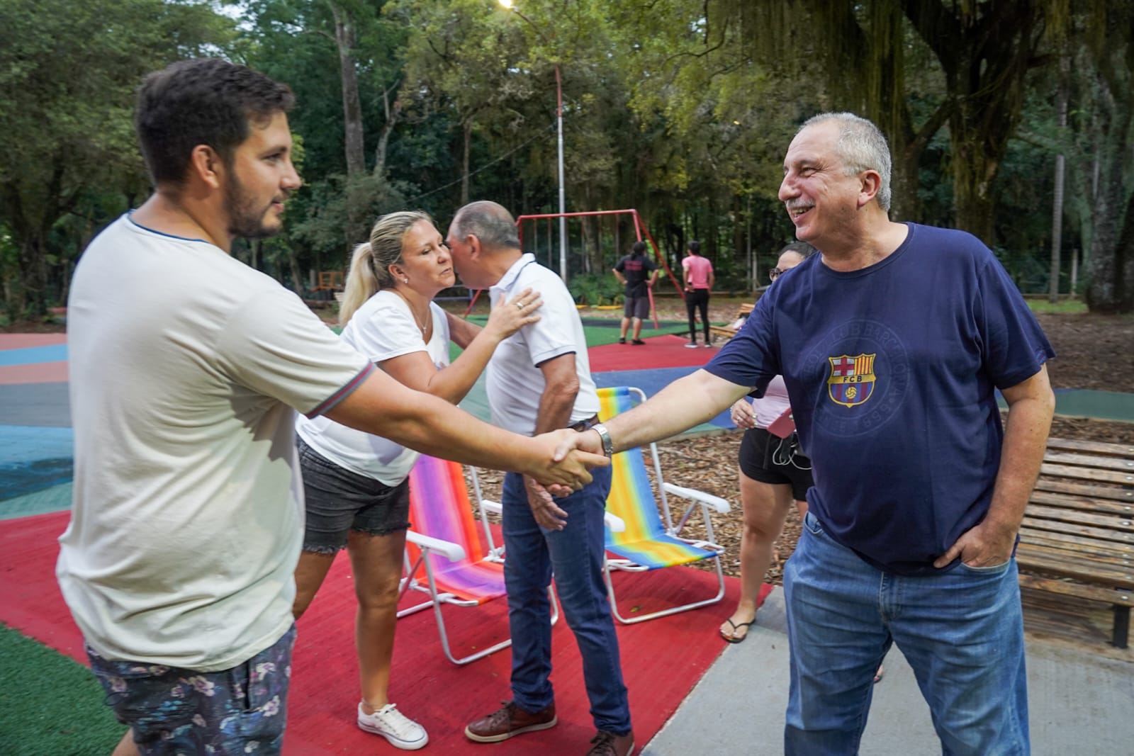 Passalacqua y Stelatto recorrieron las instalaciones del renovado Jardín Botánico de Posadas