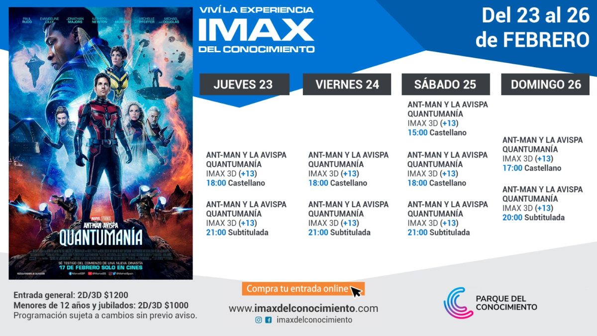 "Quantumania" continúa en la cartelera del IMAX 2 4 - Quantumania - 3