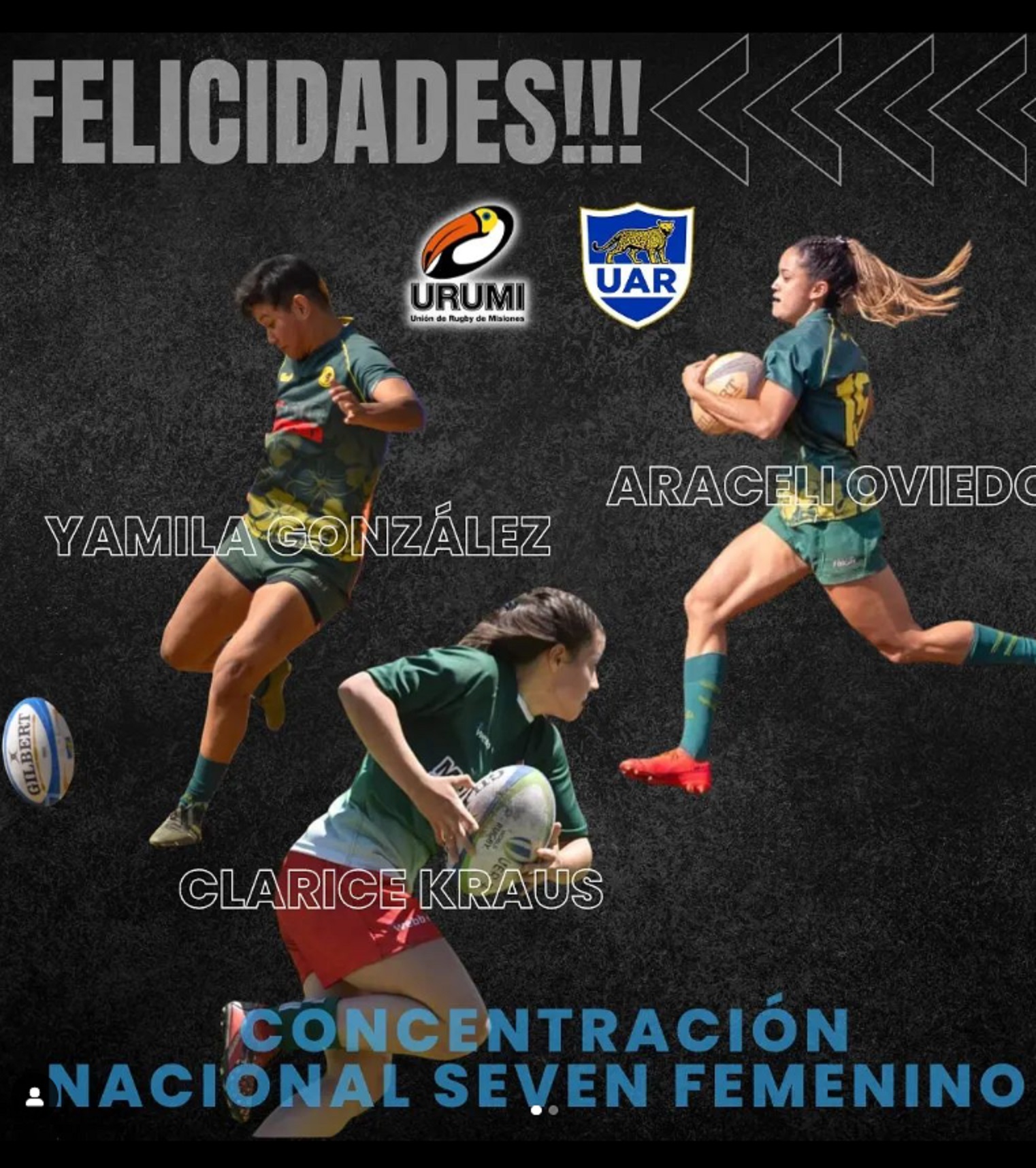 Rugby: tres misioneras convocadas a la concentración nacional del Seven femenino en Córdoba