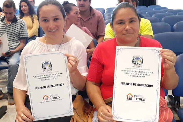 Mi Título: entregaron soluciones de tierras a casi 20 familias de San Vicente