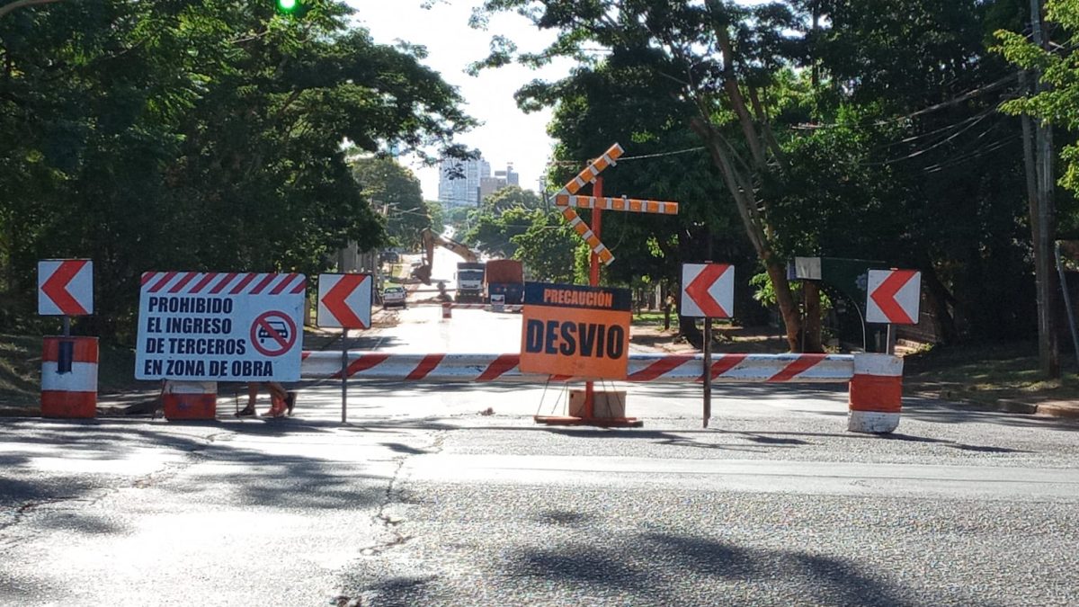 Posadas: la avenida Centenario estará cortada por obras