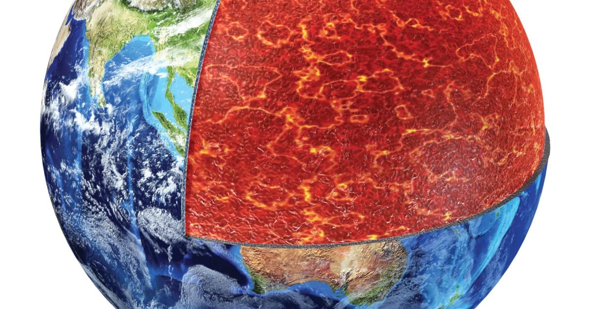 Científicos descubren una capa de roca fundida bajo las placas tectónicas de la Tierra