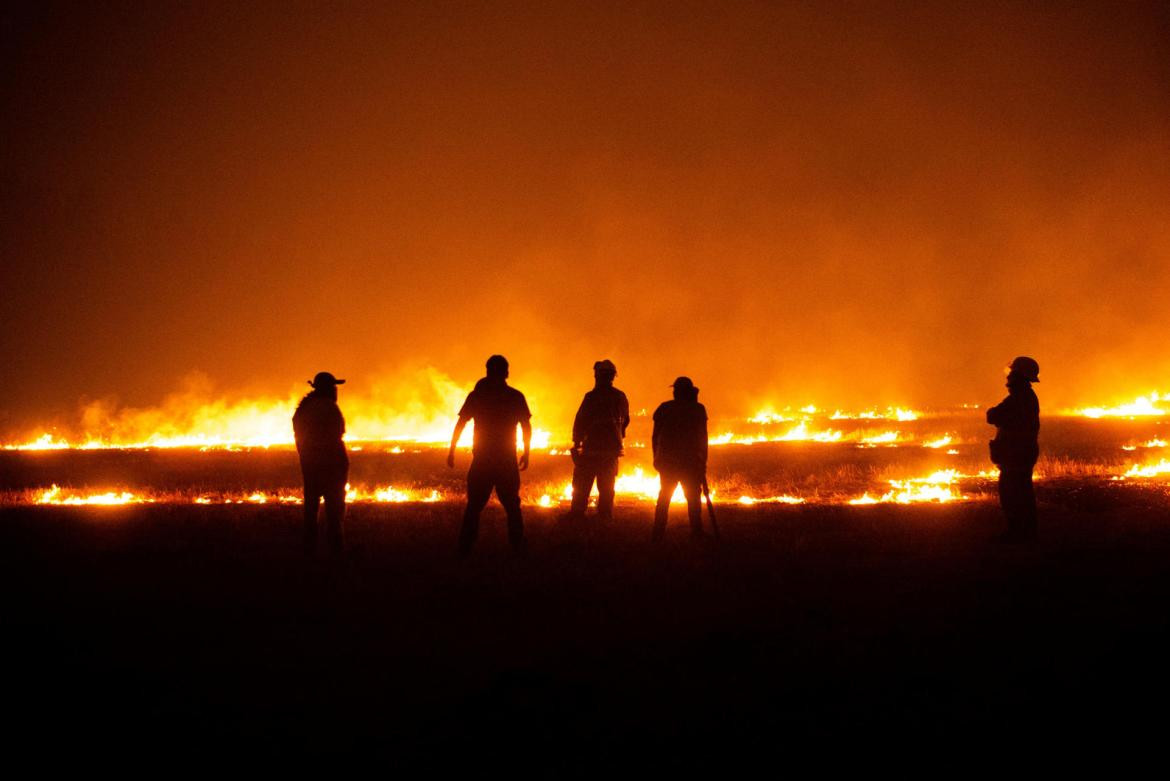Chile: al menos veinte focos de incendios forestales fuera de control