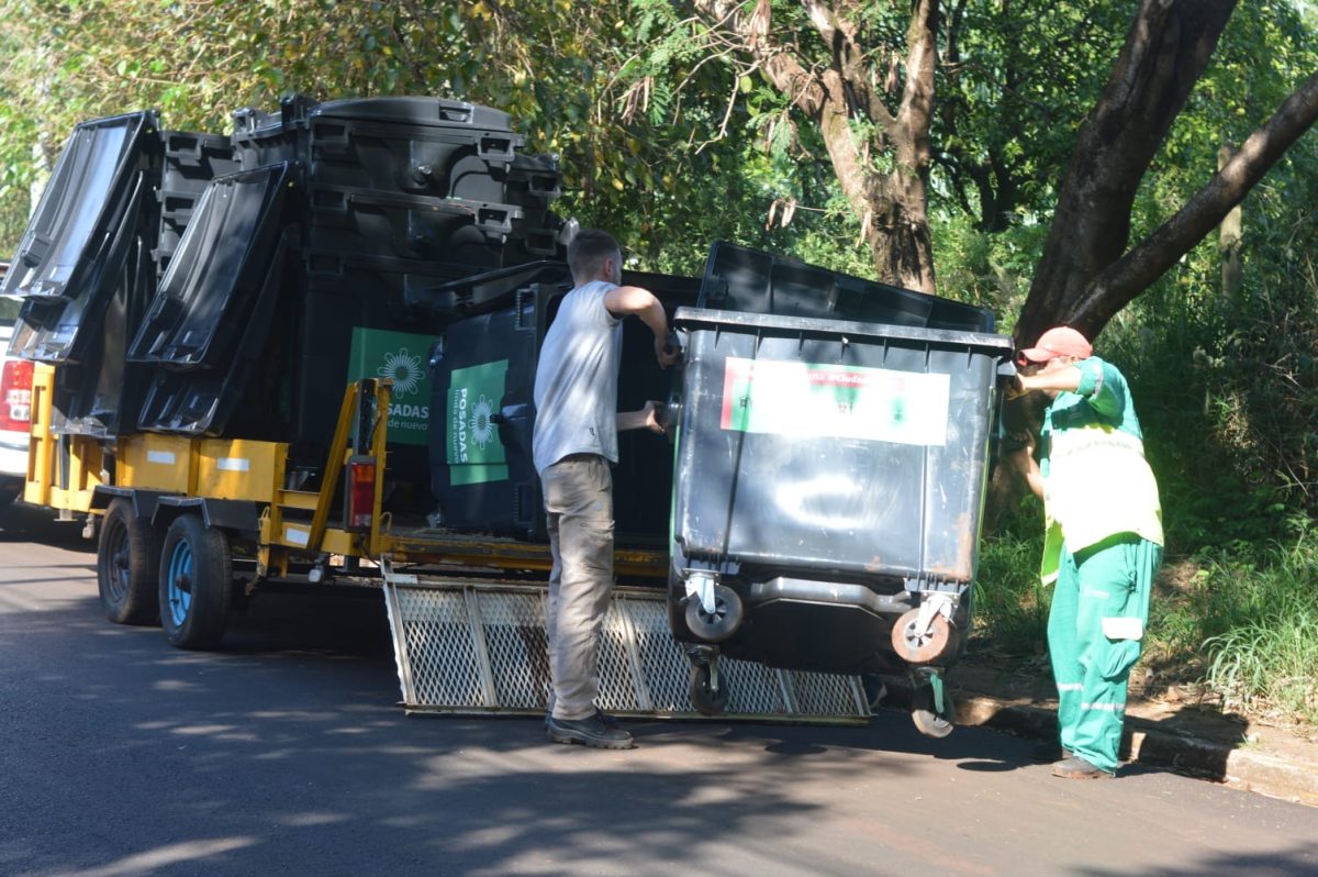 Posadas: instalaron contenedores en Dolores Norte