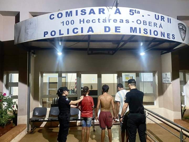 Oberá: detuvieron dos hombres y a una mujer acusados de asaltar a un joven