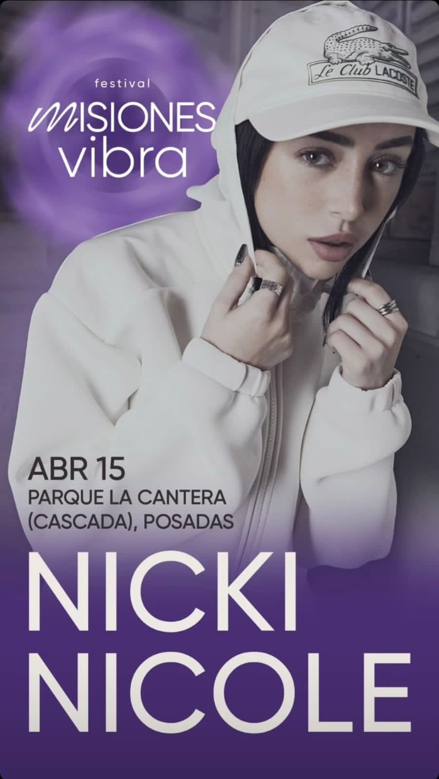 Nicki Nicole se presentará en Posadas el próximo 15 de abril