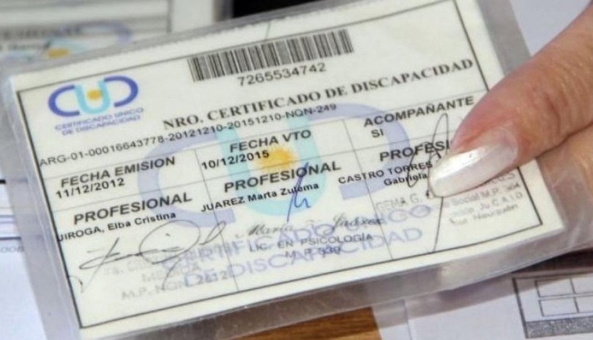 certificado de discapacidad
