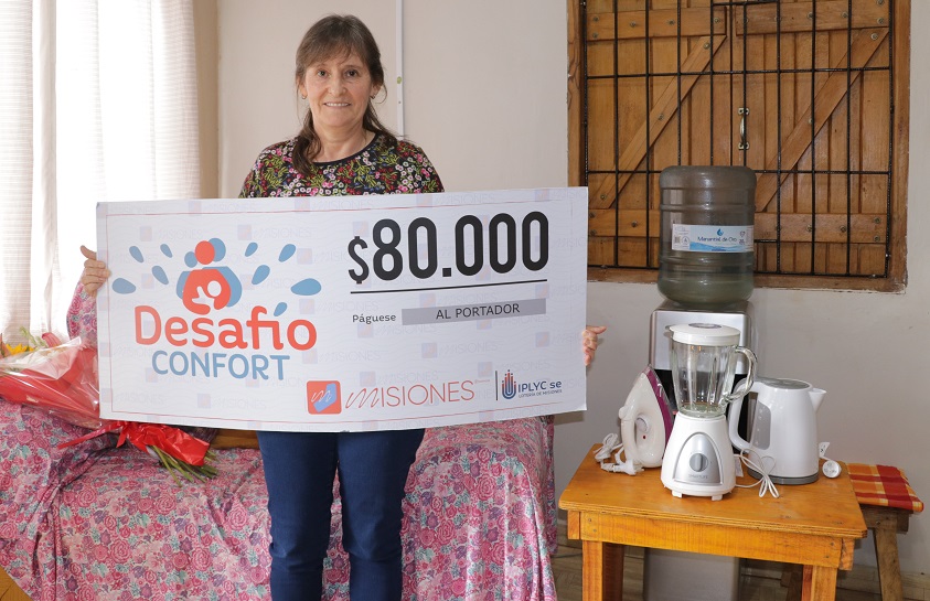 Empleará el dinero de Desafío Confort para cambiar el lavarropas