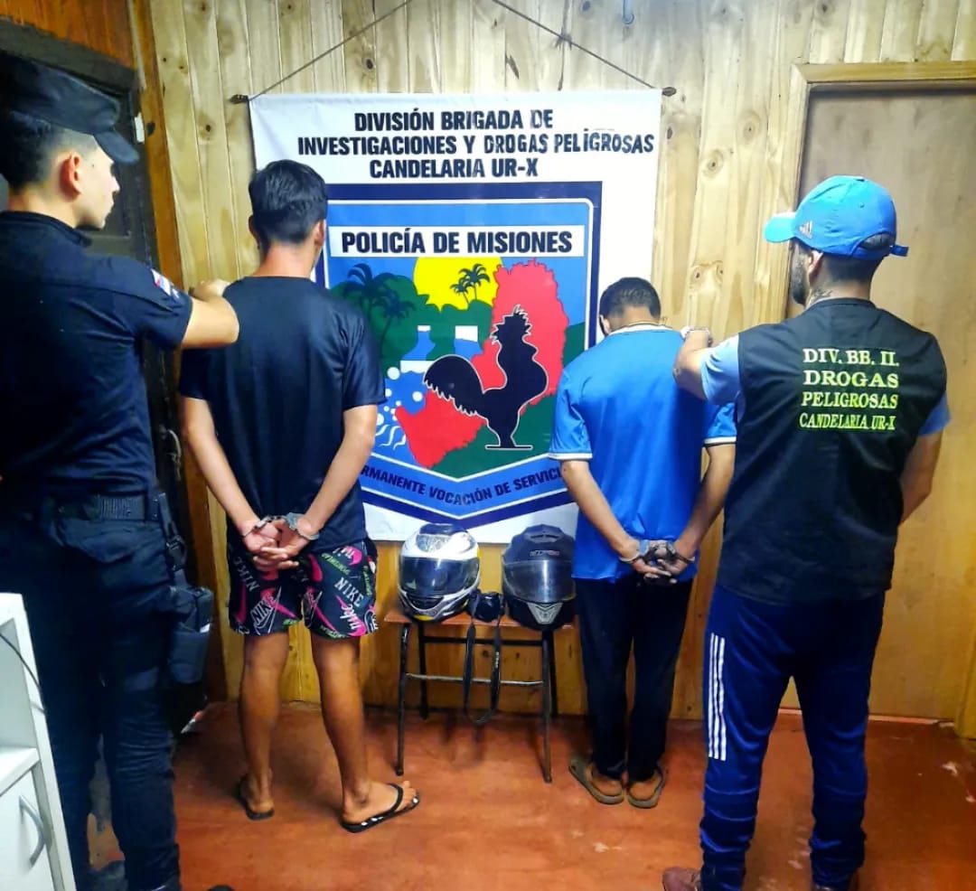 detenidos y elementos recuperados