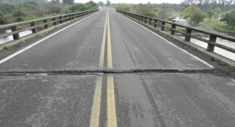 Corrientes: un puente ubicado por ruta 12 permanecerá cortado por obras de mantenimiento