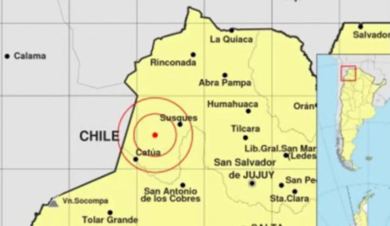 Un fuerte sismo puso en alerta a Jujuy