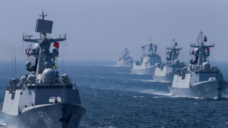 China movilizó buques de guerra tras la visita de la presidenta de Taiwán a Estados Unidos